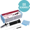 Alkohola refraktometrs ['alkohola satura mērīšanai', ' raudzējumos alkohola koncentrācijas pārbaudei', ' refraktometrs', ' mājas dzērienu gatavošana', ' alkohola mērīšana šķidrumos', ' alkohola mērīšanas ierīces', ' vienkārša alkohola koncentrācijas mērīšana', ' alkohola mērīšana šķidrumos bez citām piedevām', ' alkohola procenti', ' alkohola procentuālais saturs']