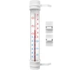 Balts āra termometrs (-50 °C līdz +50 °C) 27 cm ['loga termometrs', ' kāda temperatūra']