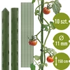 Bioogród dārza mietiņi – tērauda ar pārklājumu, 1,5 m, Ø 11 mm, 10 gab. - 3 