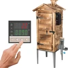 Dārza kūpinātava 200 L dragON Wood 100E — no apdedzināta koka, ar elektrisko sildmoduli un kontrolieri - 13 