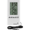 Laikapstacija – elektroniska, ar zondi, balta - 12 