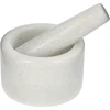 Marmora virtuves piesta, balta, Ø 10 cm - 3 