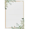 Pašlīmējošas etiķetes 60 x 90 mm pudelēm, burkām, dāvanām, floristisks motīvs - 20 gab. - 7 
