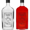 Plakanā pudele (flakons) 500 ml ar skrūvējamu korķi, uzdruka "Mājas uzlējums", 1 gab. - 8 