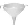 Plastmasas piltuve Ø 10 cm ['piltuve pudelēm', ' piltuve vīnam', ' piltuve sulai', ' apaļa piltuve', ' plastmasas piltuve', ' laba piltuve', ' plastmasas piltuves', ' piltuve šķidrumiem', ' piltuve pudeļu pildīšanai', ' sulas pārliešana', ' vīna pārliešana', ' pārliešana pudelēs', ' balta piltuve']