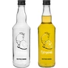 Pudele 500 ml ar skrūvējamu vāciņu, ar apdruku „Cytrynówka”, 1 gab. ['pudele uzlējumiem', ' pudele ūdenim', ' pudele ar apdruku', ' stikla pudele', ' pudele liķierim', ' citronu uzlējums', ' recepte citronu uzlējumam', ' mājas citronu uzlējums', ' pudele alkoholam', ' dekoratīva pudele', ' pudeles degvīnam', ' pudeles kandžai', ' stikla pudele 500 ml', ' kāzu pudeles']