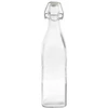 Pudele 1 l ar hermētisku aizdari - kvadrātveida ['pudele alkoholam', ' dekoratīvas pudeles alkoholam', ' stikla pudele alkoholam', ' pudeles mājbrūvējumam kāzām', ' pudele uzlējumiem', ' pudele vīnam', ' pudeles vīnam', ' uzlējums']