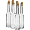 Pudeles uzlējumiem 200 ml (6 gab.) + 6 korķu 23/18 - 7 