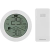Soens elektroniskais termometrs – ar ārējo sensoru, apaļš balts - 6 