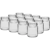 Twist-off burka 212 ml, Ø 66 - 12 gab. ['stikla burka 200 ml', ' burka 212 ml', ' stikla burciņas', ' mazas burkas', ' burkas ar vāciņiem', ' stikla burciņas', ' burkas konservēšanai', ' burciņas ievārījumam', ' burku vāciņi ar augļiem', ' burka garšvielām', ' burka ievārījumam']