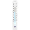 Universālais termometrs (-30 līdz +50°C), 17 cm, balts ['termometrs', ' universālais termometrs', ' plastmasas termometrs', ' termometrs ar labi salasāmu skalu', ' termometrs ar dubulto skalu °C un °F', ' termometrs telpām ar augstu mitruma līmeni', ' āra termometrs līdz -30°C', ' mitrumizturīgs termometrs', ' balts termometrs', ' izturīgs termometrs']