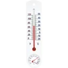 Universāls balts termometrs ar higrometru (-20 °C līdz +50 °C) 25 cm - 8 