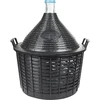 Vīna demižons 25 L plastmasas grozā - 8 