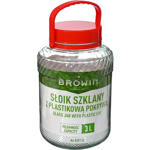 3 L burka ar plastmasas vāku - 3