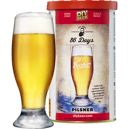 Alus brūvēšanas komplekts Coopers 86 Days Pilsner