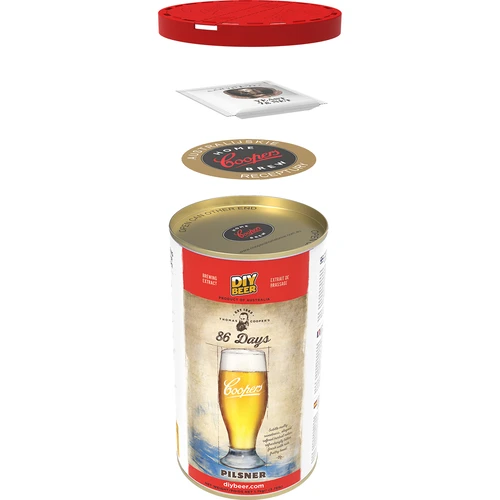 Alus brūvēšanas komplekts Coopers 86 Days Pilsner - 4