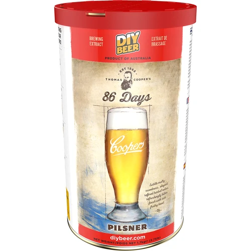 Alus brūvēšanas komplekts Coopers 86 Days Pilsner - 2