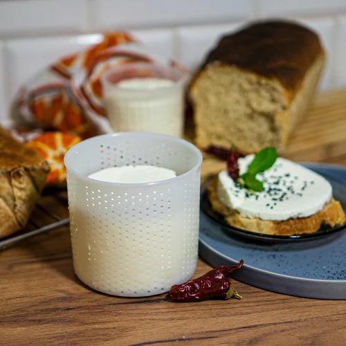Apaļa sierdarīšanas forma Ø 10 x 9,5 cm, piemērota 300 g - 2