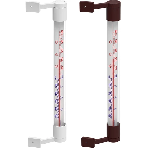 Āra termometrs (-50 °C līdz +50 °C) 22 cm asorti - 2