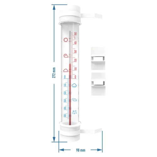 Āra termometrs (-50°C līdz +50°C) 27cm mikss - 2