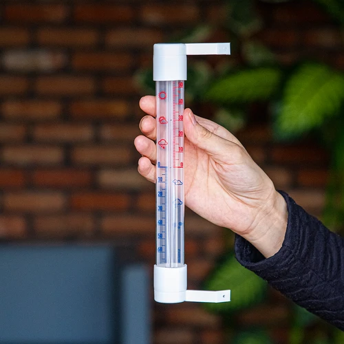 Āra termometrs ar caurspīdīgu skalu (-70 °C līdz +50 °C) 23 cm mix - 4