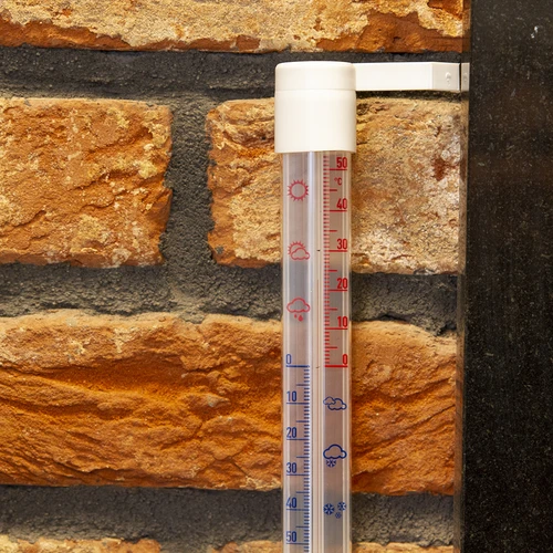 Āra termometrs ar caurspīdīgu skalu (-70 °C līdz +50 °C) 23 cm mix - 6