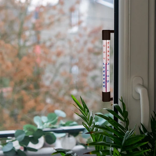 Āra termometrs brūns (-50°C līdz +50°C) 18 cm - 7