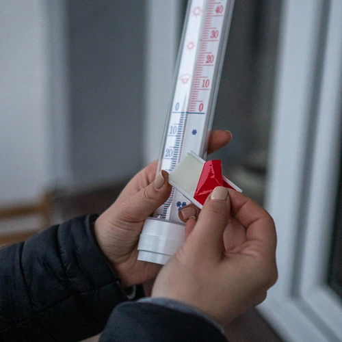 Ārējais termometrs (-50°C līdz +50°C) 23 cm mix, ražots Polijā - 4