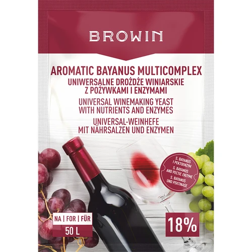Aromatic Bayanus Multicomplex starta komplekts vīnam, 40 g