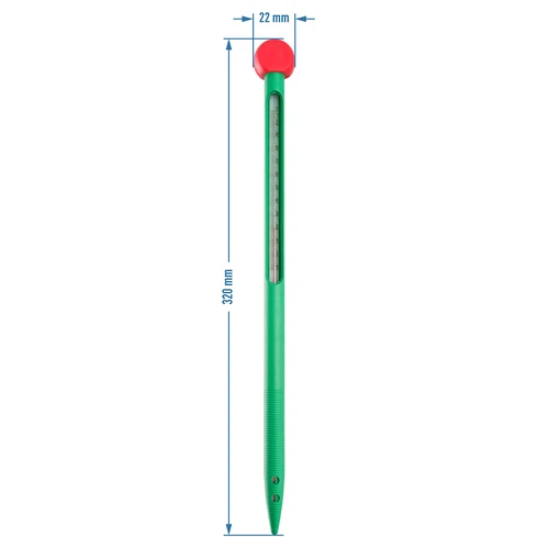 Augsnes termometrs (0 °C līdz +100 °C) 32 cm - 3