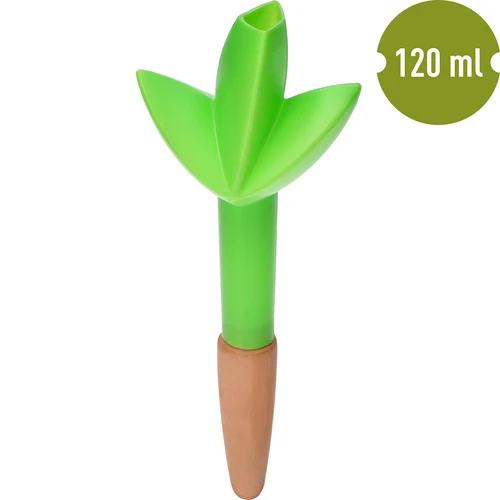 Augu pašlaistītājs – zaļa lapiņa ar keramikas konusu, 120 ml - 2