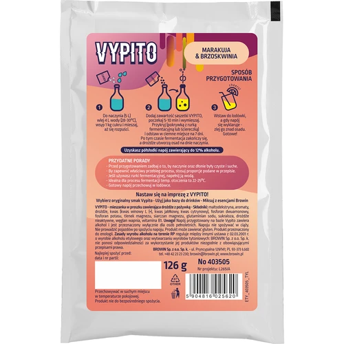 Ballīšu komplekts - Vypito Marakuja un persiks - 5
