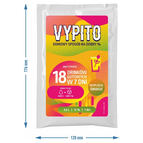 Ballīšu komplekts - Vypito Multitropic - 5