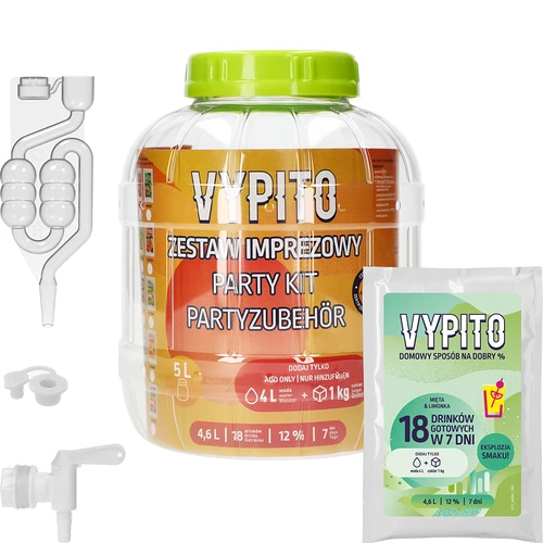 Ballīšu komplekts - Vypito Piparmētra un laims