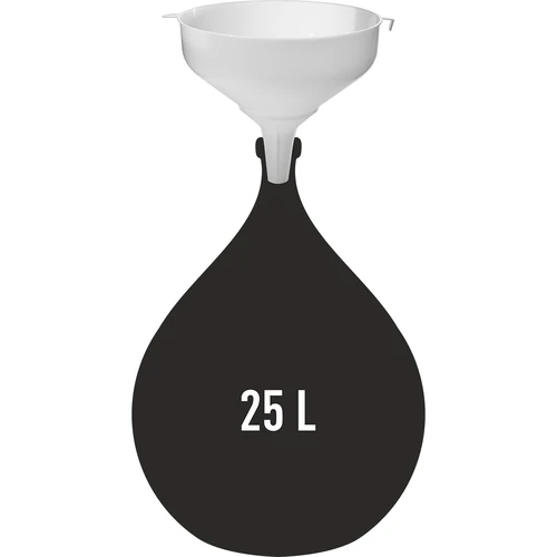Balta plastmasas piltuve Ø 25 cm - 2