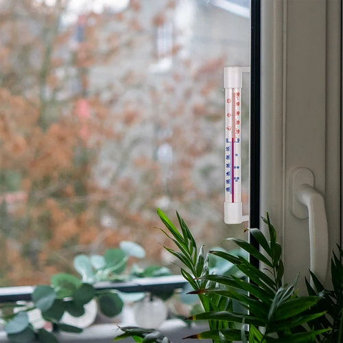 Balts āra termometrs (-50 °C līdz +50 °C) 18 cm - 7