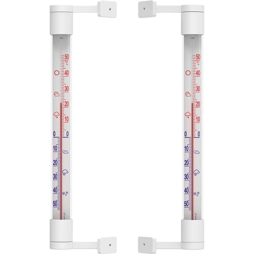 Balts āra termometrs (-50°C līdz +50°C) 22 cm - 3