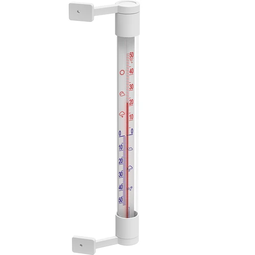 Balts āra termometrs (-50°C līdz +50°C) 22 cm - 2