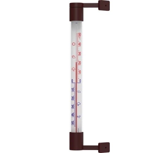 Brūns āra termometrs (-50°C līdz +50°C) 22 cm