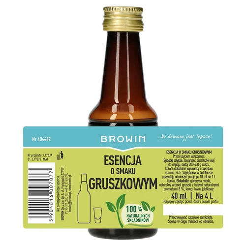 Bumbieru garšas esence – bumbieru liķierim, koncentrāts 40 ml - 5