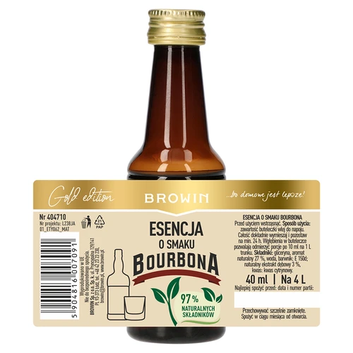 Burbona garšas esence 4 litriem, 40 ml - 5