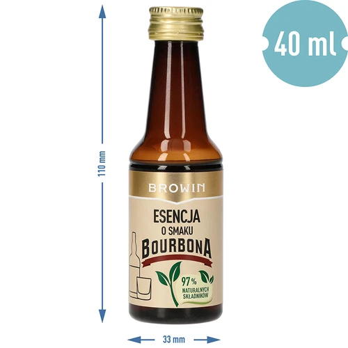 Burbona garšas esence 4 litriem, 40 ml - 8