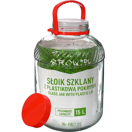 Burka 15 L ar plastmasas vāku - 3