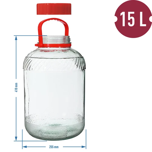 Burka 15 L ar plastmasas vāku - 6