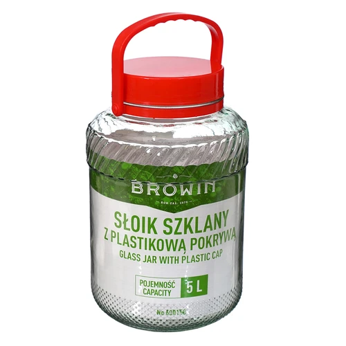 Burka 5 l ar plastmasas vāku - 5
