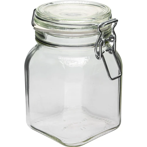 Burka Comfort 750 ml, kvadrātveida, hermētiski aizverama