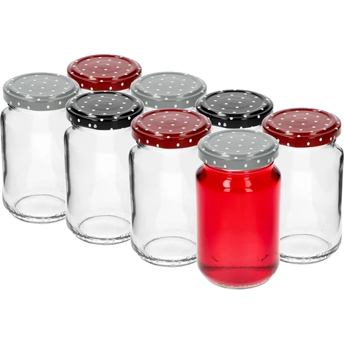 Burka TO 190 ml ar krāsainu vāciņu fi 53 - 8 gab. - 4