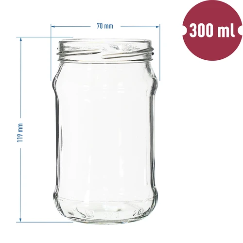 Burka TO 300 ml fi 66 - sarukplēves iepakojums 12 gab. - 7