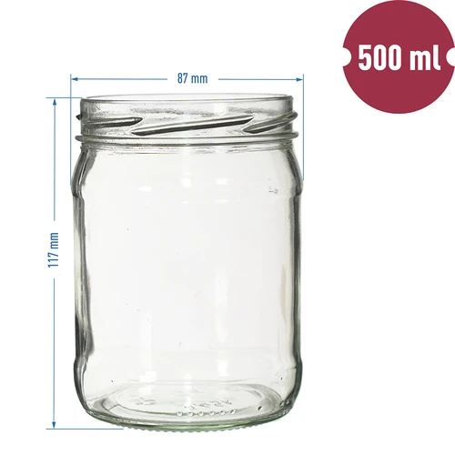 Burka TO 500 ml fi 82/6 - 8 gab. - 6