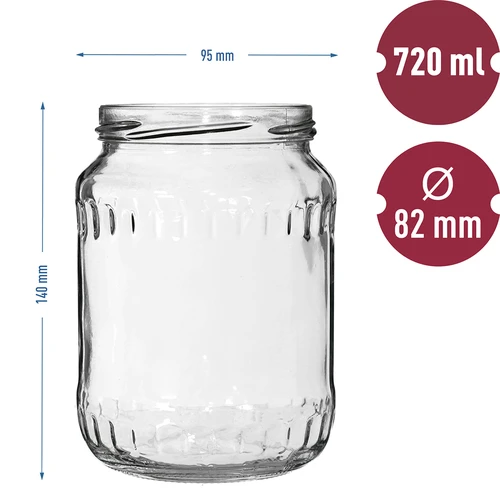 Burka TO 720 ml fi 82/6 - 6 gab. - 4